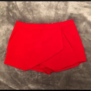 Express Red Skort -Size 4